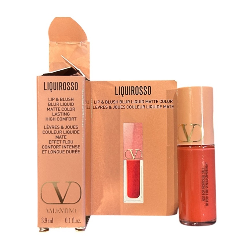 Valentino Mini Liquirosso Matte Mini Lip/Blush - 3.9ml (Choice of 1) - Picture 3 of 8